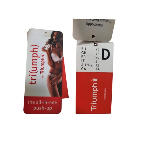 TRIUMPH Padded Push-Up Bra – Pink, 34D, NWT - Picture 4 of 7